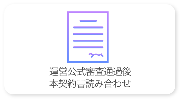 契約書の読み合わせ